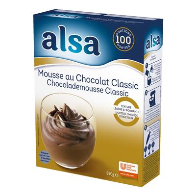 Alsa Mousse au chocolat classic 950g