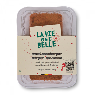 La Vie Est Belle burger aux noisettes (pas précuit) 20x90g