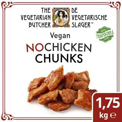 The Vegetarian Butcher no chicken chunks (vegan stukjes) 1,75kg