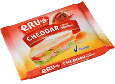 Eru slices cheddar sambal -150gr-