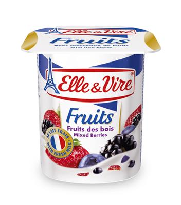 Elle en Vire dessert bosvruchten 6x4x125g