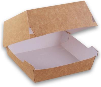 Hamburgerbox carton HOOG 120 X120 X80MM 100st