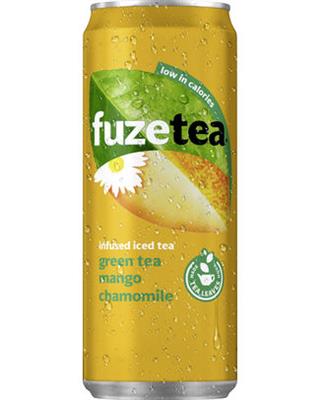 Fuze green tea mango camille blik 24x33cl