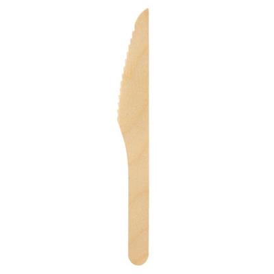 Duni (195929) Couteaux en bois 16,5cm -100pc-