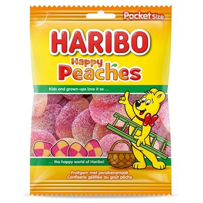 Haribo pêches heureuses 28x75g