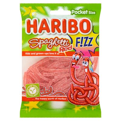 Haribo spaghetti rouge f!zz 28x70g