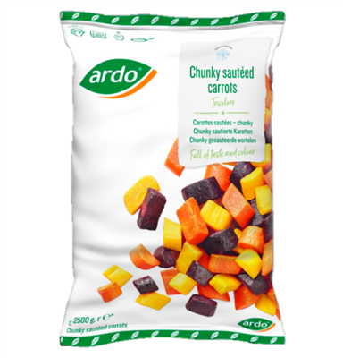 Ardo carottes sautées chunky 2,5kg