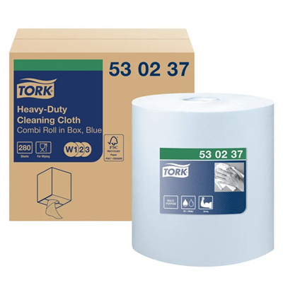 Tork (530237) heavy-duty cleaning cloth blue 1st