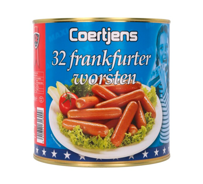 Coertjens Frankfurter worsten 32x50g