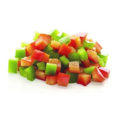 Biebuyck cubes de poivrons jaune rouge vert 2,5kg