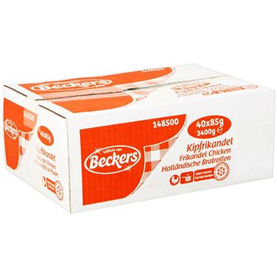 Beckers frikandel kip halal 40x85g