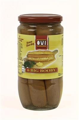 OVI hot dog "Big Booby" 6x80g