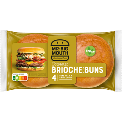 Pastridor (226078) Mr. BigMouth brioche buns 4x81g