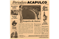 Acapulco (LA1532.1) newspaper bruin 30x30cm 1000pcs