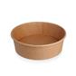 Salad bowl rond 1300ml kraft bruin 300st