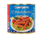 Coertjens saucisses de Francfort 32x50g